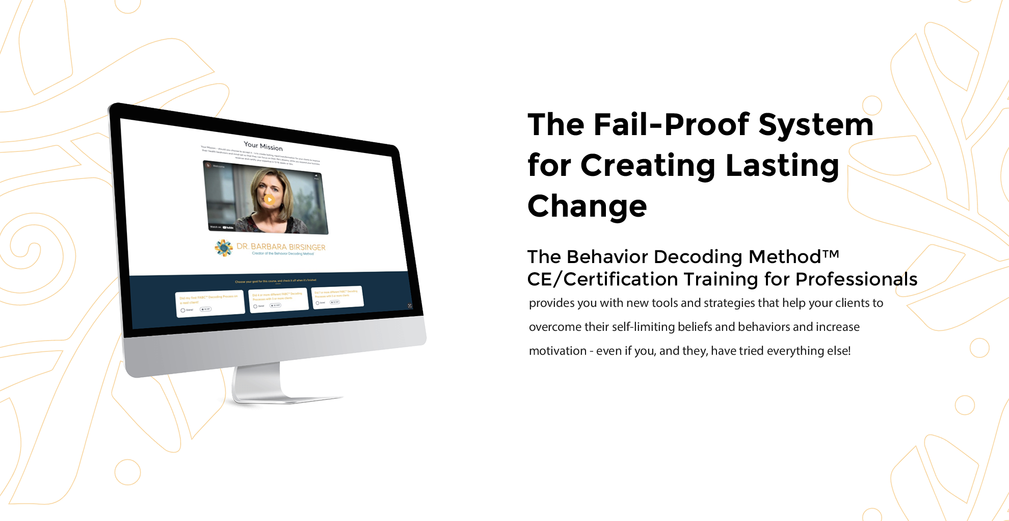 Dr Birsinger The Behavvior Decoding Method